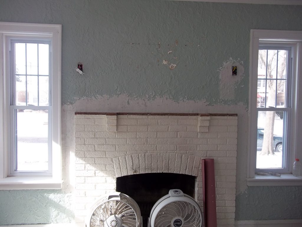 Fireplace Before Paining